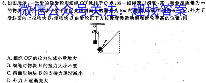 2023高考名校导航冲刺金卷(二)2物理`