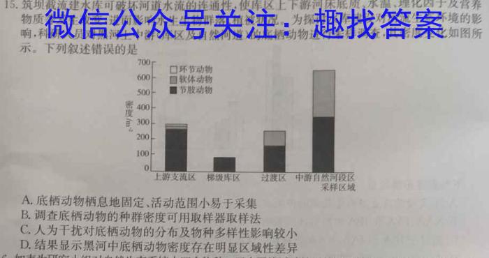 【省份未知】2023年初中毕业班学业考试模拟试题生物