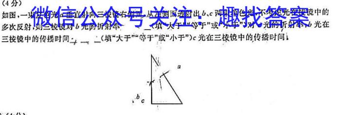 2023年甘肃省高三1月份高考诊断检测卷物理`