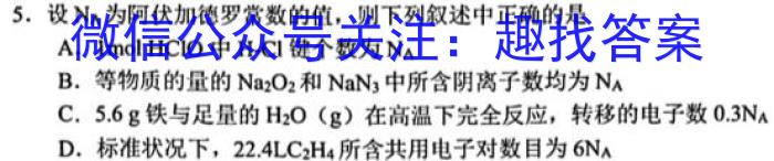 蒙城县2022-2023年度七年级第一学期义务教育教学质量检测(2月)化学