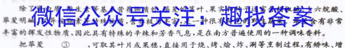 青桐鸣2023年普通高等学校招生全国统一考试模拟卷（3月）语文