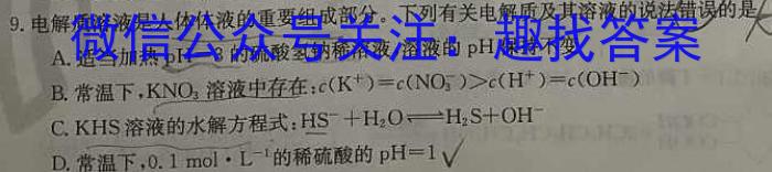 2022-2023学年陕西省八年级期末质量监测(23-CZ53b)化学