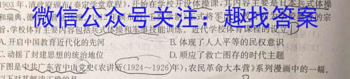 2022~2023学年度芜湖市高二上学期期末学情检测(23-261B)历史