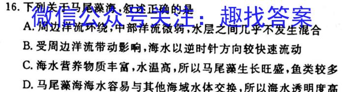 安徽省六安市2024届八年级第一学期期末质量监测政治~