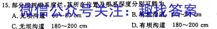 江西省2023年学考水平练习（一）地理.