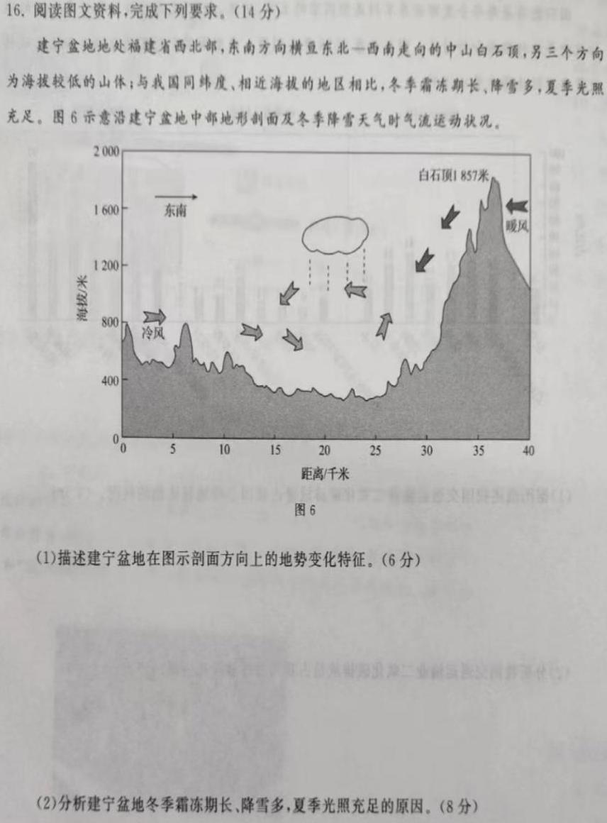 丹东市2022~2023学年度高三上学期期末教学质量监测.地理