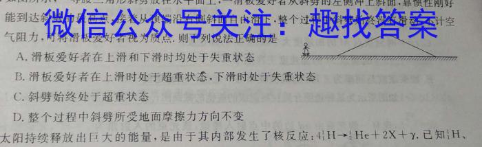 河南省2022-2023学年度九年级综合素养评估（五）（PGZX B HEN）物理.