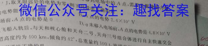 安宁中学高2024届高二下学期第一次适应性检测物理.