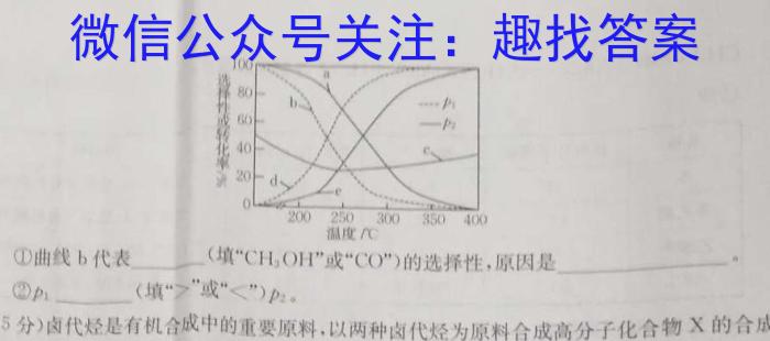 2023年甘肃省高三1月份高考诊断检测卷化学