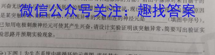 2023年1月葫芦岛市高三普通高中学业质量监测考试生物试卷答案