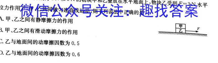 2023届广西名校高考模拟试卷预测卷物理.