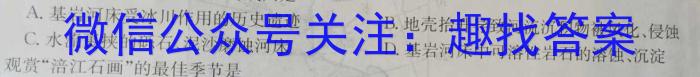 陕西省西安市2023届九年级模拟检测卷（22-02-CZ85c·金卷（一））地理