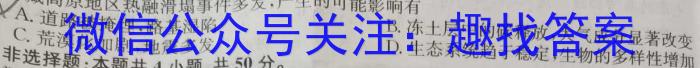 2023届广西名校高考模拟试卷信息卷地理