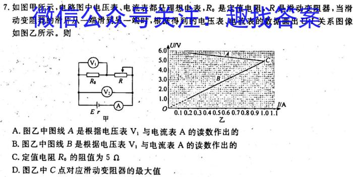 贵州省六盘水市2023年高三适应性考试(一)1物理.