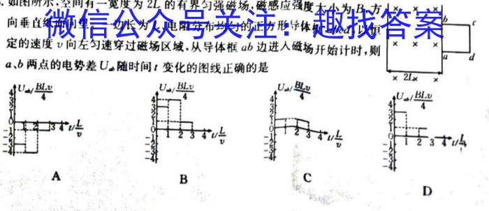 天一大联考2022-2023学年（下）高三年级联合考试.物理