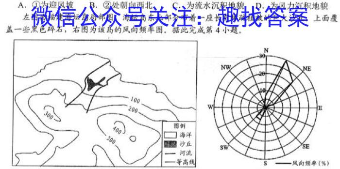 2023届衡水金卷先享题信息卷 全国甲卷A二地理