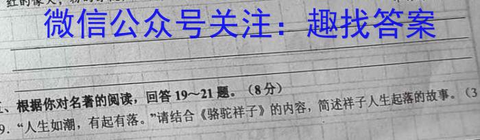 2023年全国高考冲刺压轴卷(三)3语文