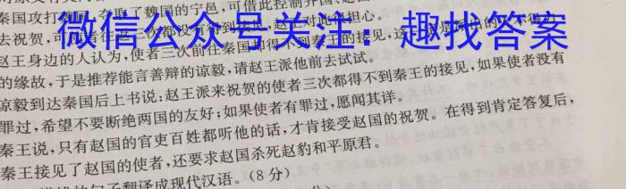 河南省焦作市2023届九年级下学期质量检测语文