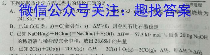 2023届桂柳文化高三桂柳鸿图信息冲刺金卷一(1)化学