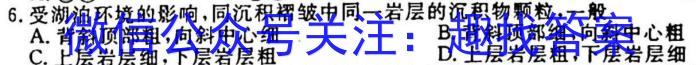 耀正文化(湖南四大名校联合编审)·2023届名校名师模拟卷(六)6l地理