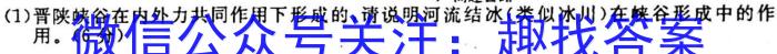 银川一中2023届高三年级第五次月考地理