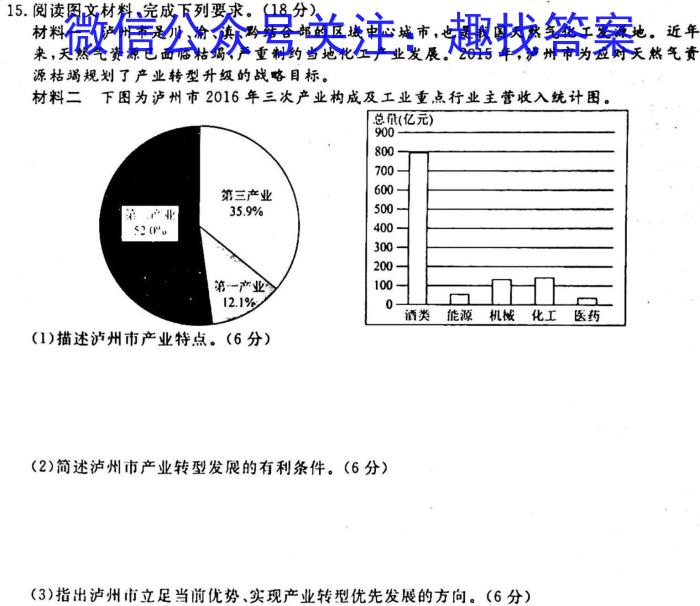 天一大联考 皖豫名校联盟 2022-2023学年(下)高一开学考政治1