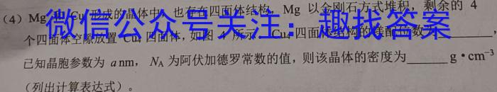 蒙城县2022-2023年度九年级第一学期义务教育教学质量检测(2月)化学