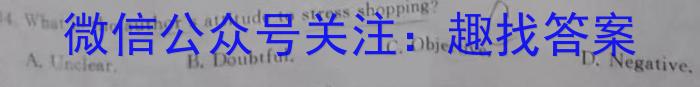 安徽省2023年九年级万友名校大联考试卷二英语