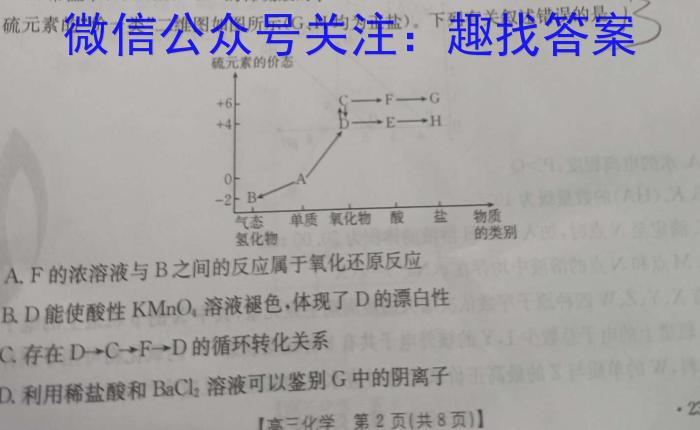 2022~2023学年核心突破QG(十五)15化学