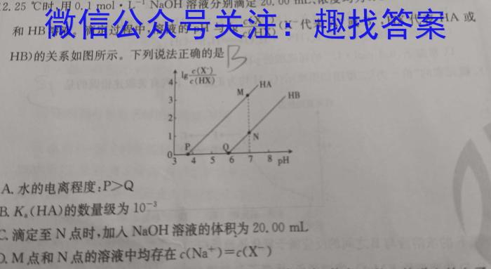 河北省2023届高三年级大数据应用调研联合测评(Ⅲ)化学