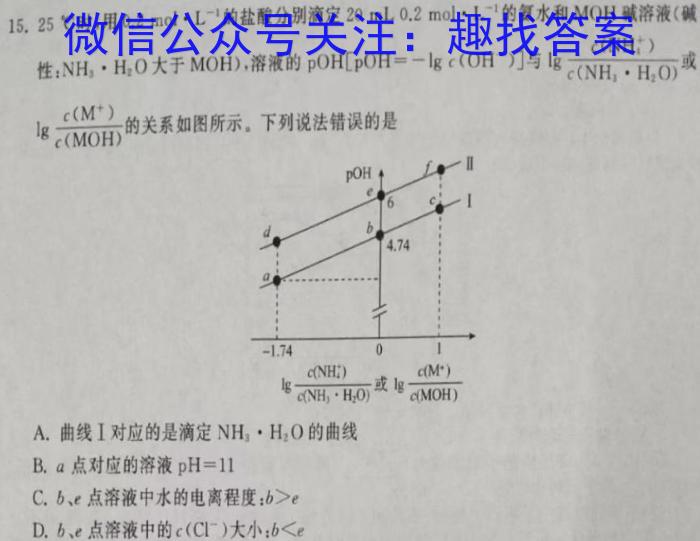 2022-2023学年甘肃省高二开学检测(23-311B)化学