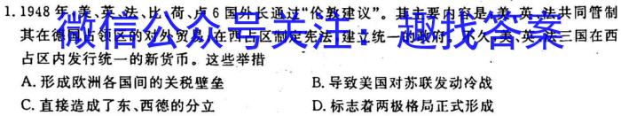 智慧上进2023届限时训练40分钟·题型专练卷(四)历史试卷