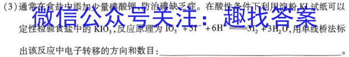 2022-2023学年陕西省八年级期末质量监测(23-CZ53b)化学