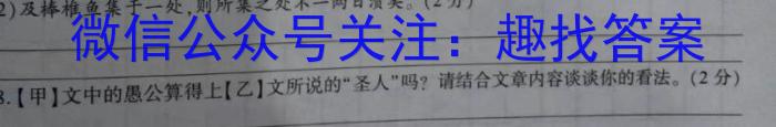 衡水金卷先享题信息卷2023届全国乙卷A 二语文