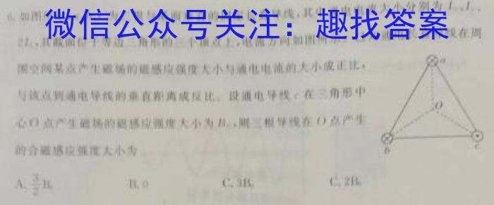 衡中文化 2023年普通高等学校招生全国统一考试·调研卷(一)1f物理