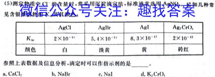 2023福州市高三二检化学