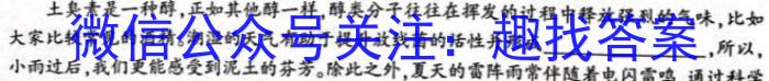 益阳市2022年高一下学期期末质量检测(2月)语文