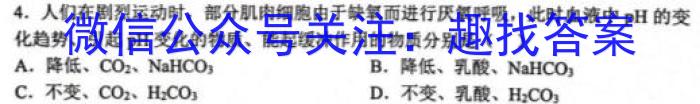 2023年全国新高考冲刺压轴卷(六)6生物