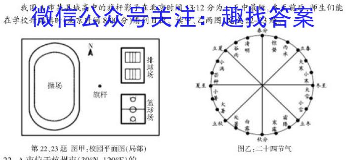 2023考前信息卷·第五辑 重点中学、教育强区 考向考情信息卷(四)4政治1