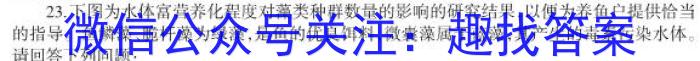 考前信息卷·第五辑 砺剑·2023相约高考 强基提能拔高卷(一)1生物