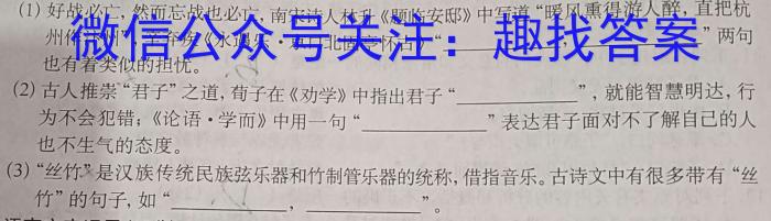 河北省2022-2023学年高三高考前适应性训练考试语文