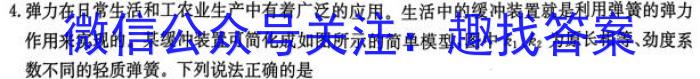 百校联赢·2023安徽名校大联考一1物理.