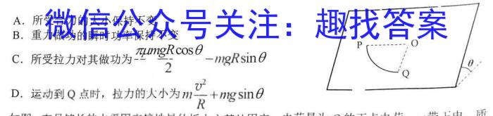 2023年普通高等学校招生全国统一考试 23·JJ·YTCT 金卷·押题猜题(四)4.物理