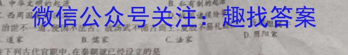 2023届普通高等学校招生全国统一考试 2月青桐鸣大联考(高三)(新教材)历史