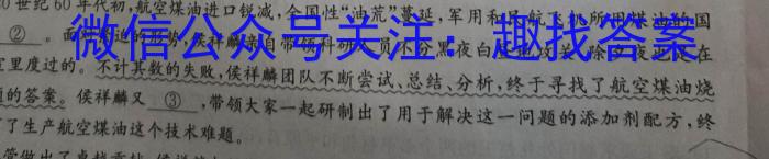 JY锦育2023年安徽省九年级学业水平模拟监测语文