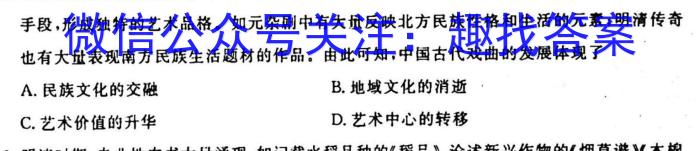 安徽第一卷·2023年九年级中考第一轮复习（十）历史