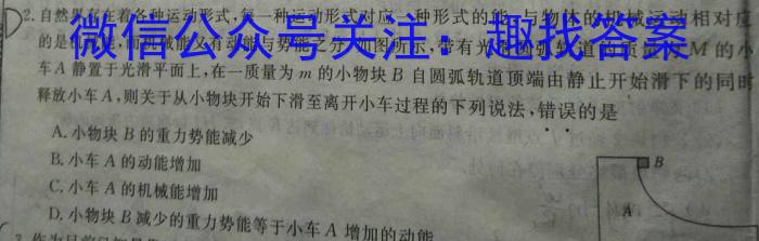 衡水金卷 2023届西南名校高三第一次大联考q物理
