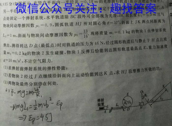四川省2022~2023学年度上期期末高二年级调研考试(2月).物理
