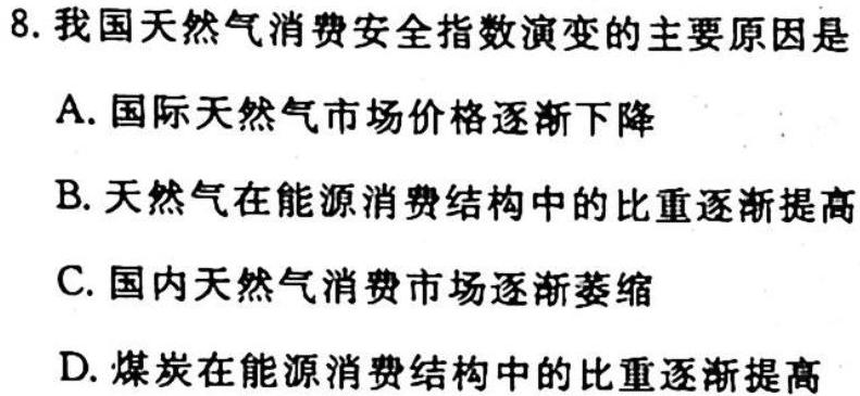 学普试卷 2023届高三第六次·新高考 模拟卷(六)6.地理
