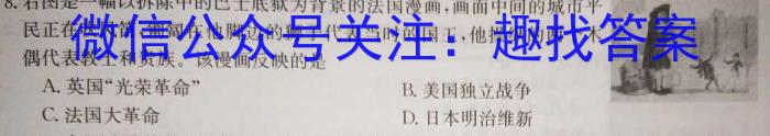 云南师大附中2025届高一年级上学期教学测评期末卷(2023.02)历史